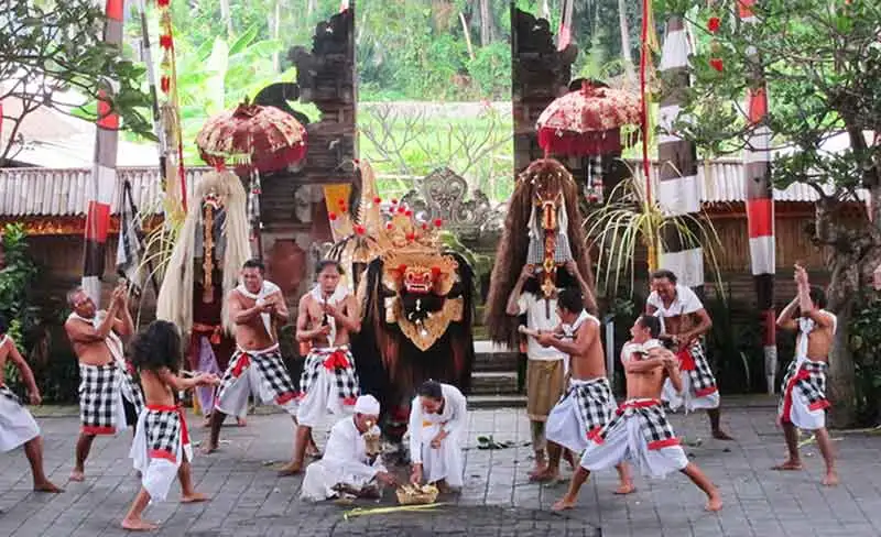 Traditional Barong Dance performance in Ubud, Bali