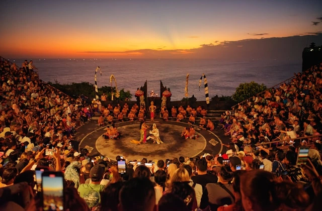 Kecak Fire Dance at Uluwatu Temple, Bali