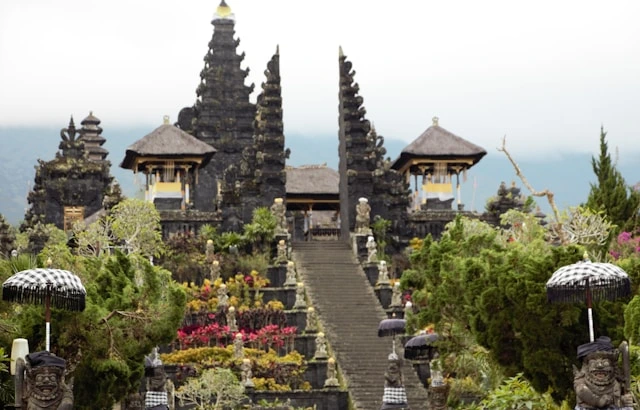 Besakih Mother Temple on the slopes of Mount Agung, Bali